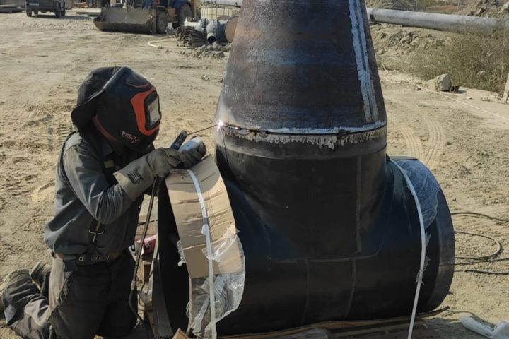 Строительство трубопровода, пгт Коктебель