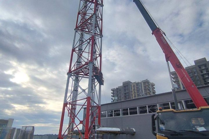 Газоход для котельной высотой 50 м, Евпатория